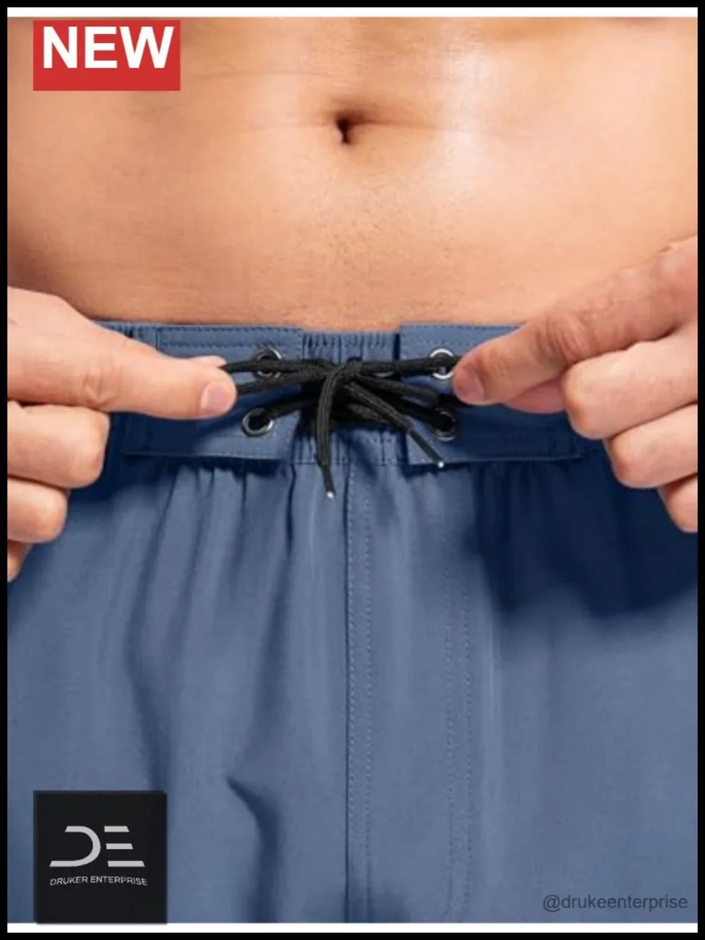 Mens Swim Trunks Mesh Lining Quick Dry Bathing Suit Beach Shorts